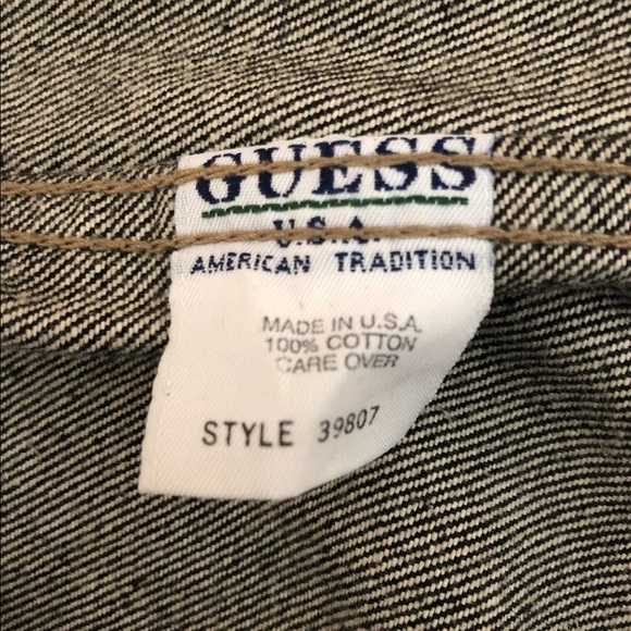 80s Guess x Tupac 2Pac Mugshot Custom Denim Jacket - Picture 8 of 8